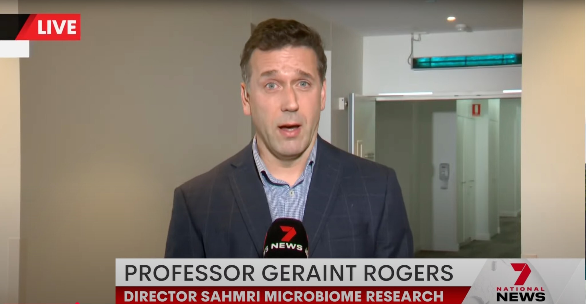 Prof Geraint Rogers speaks to 7 News Australia