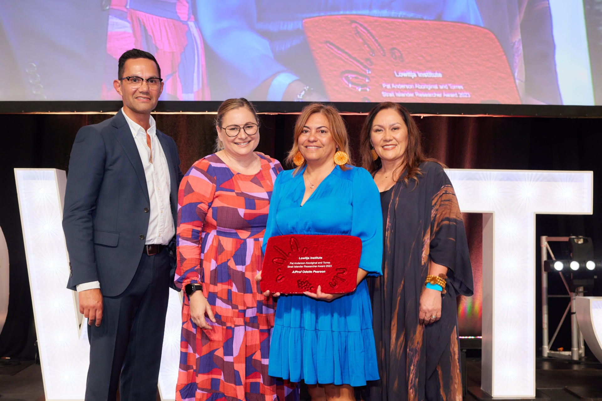 Prof Odette Pearson named winner of the Pat Anderson Aboriginal and Torres Strait Islander Research Award