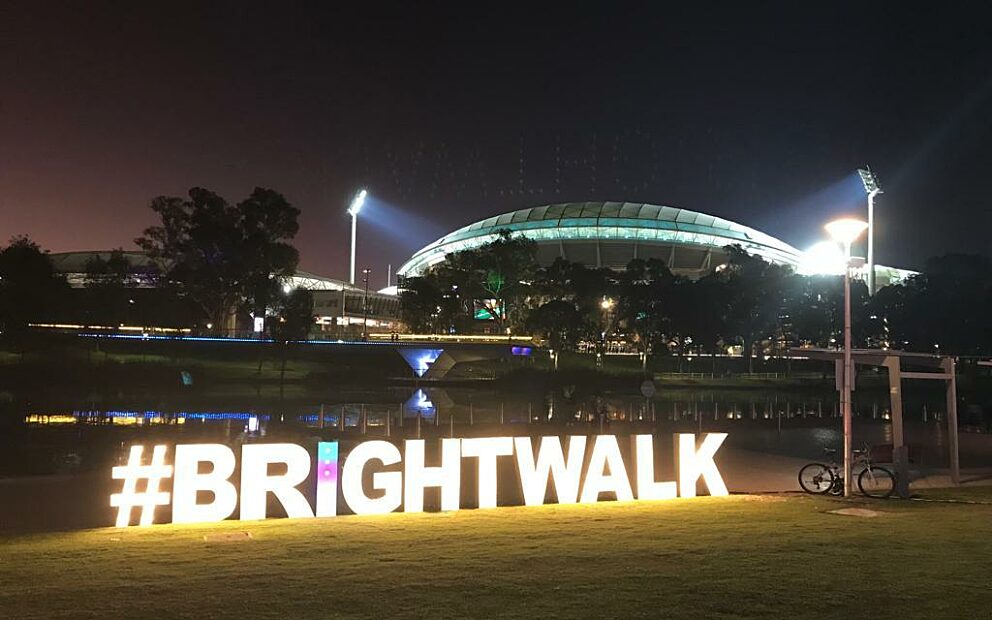 SAHMRI’s reimagined BRIGHT Walk hits new fundraising heights (and lights)