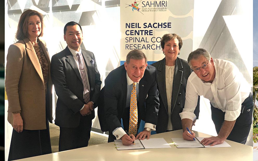 Partnership to strengthen SA spinal cord injury research